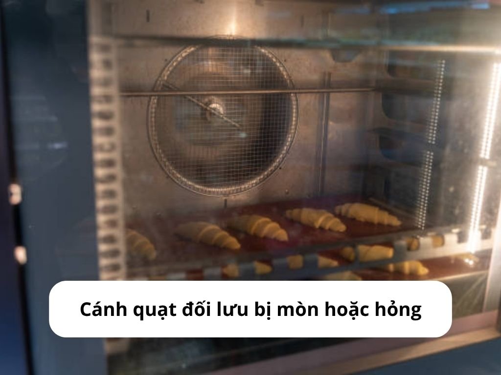 Cánh quạt đối lưu bị mòn hoặc hỏng
