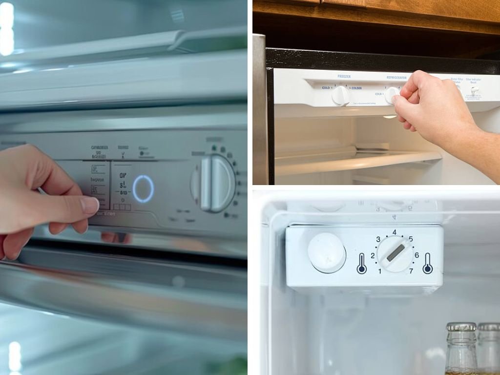 Chỉnh nhiệt độ ngăn đá tủ lạnh Hitachi bằng bảng núm vặn cơ học